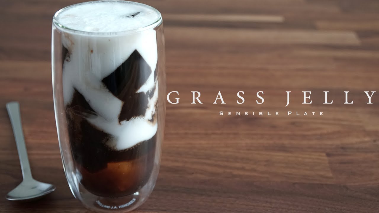 How to Make Grass Jelly with Coconut Milk (Vietnamese Summer Drink 3 of 3) | Sensible Plate