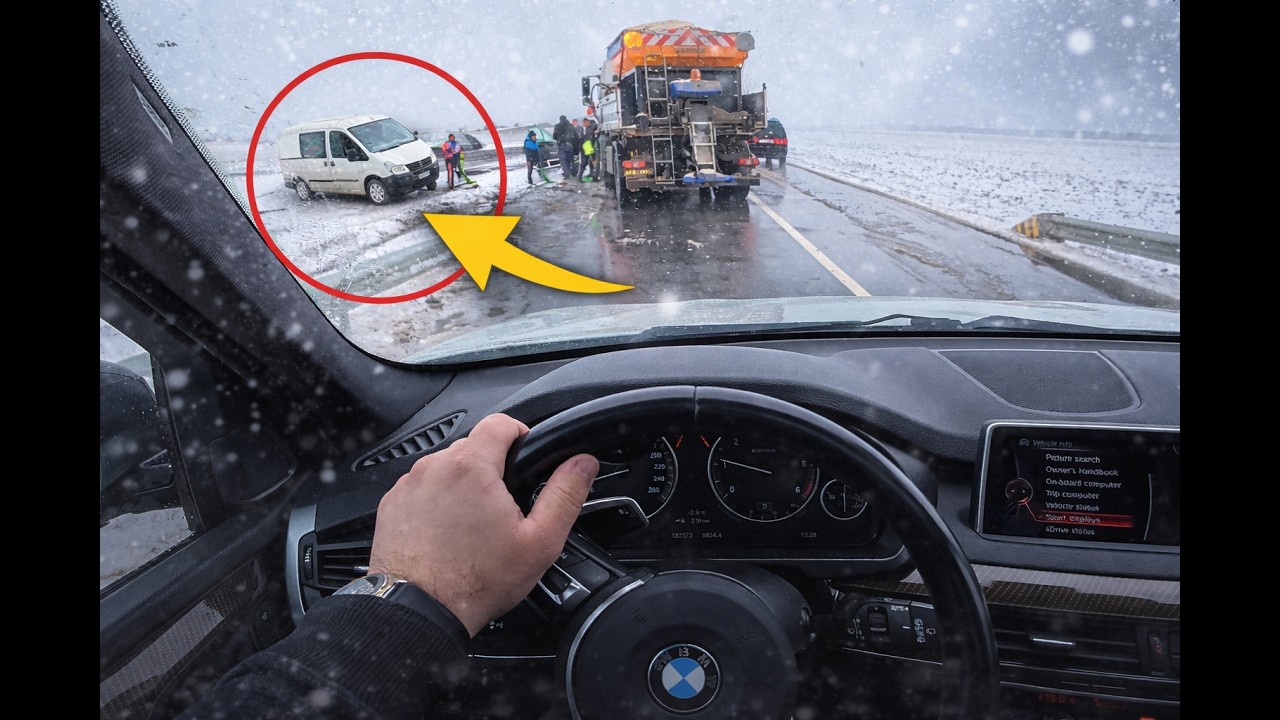 This Is Why Winter Driving Is Dangerous: POV Drive BMW X5 xDrive 40D