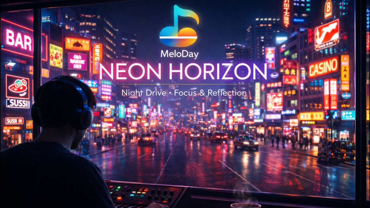 NEON HORIZON | 80s Synthwave & Retro Futuristic Music for Night Drives – The Synth Loft