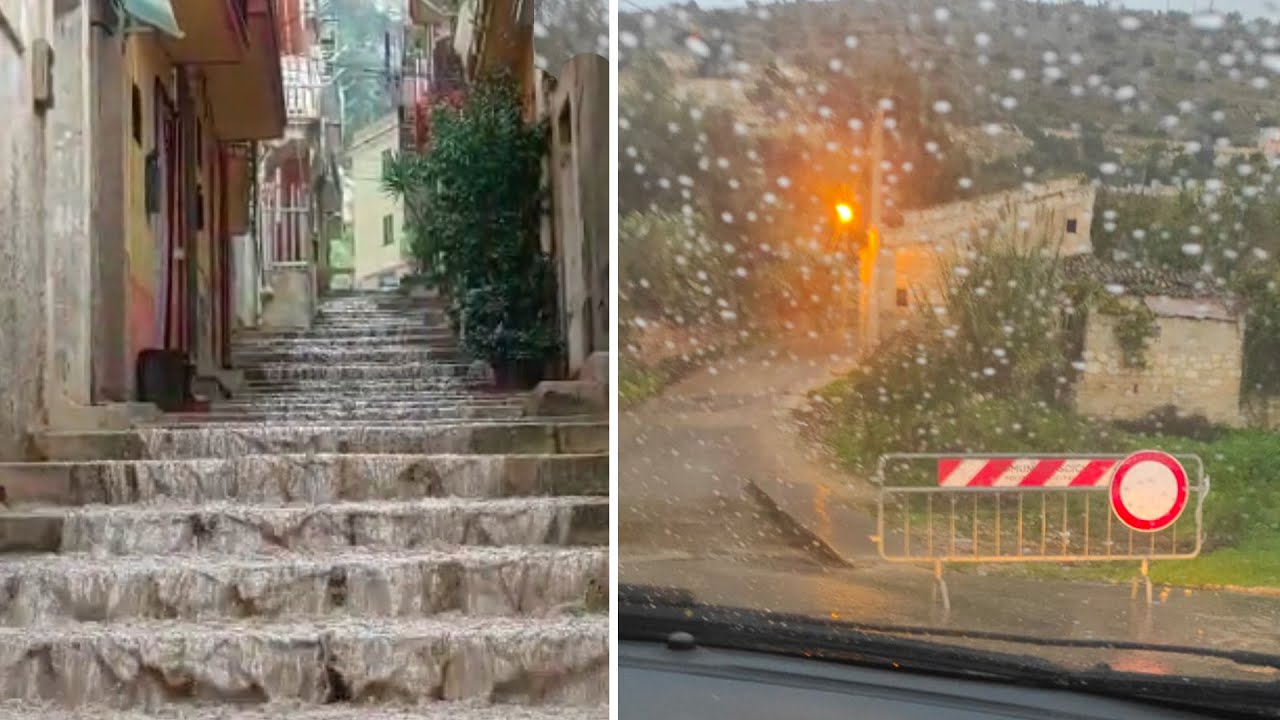 SCICLI-BOMBA D'ACQUA SU SCICLI, STRADE AL LIMITE