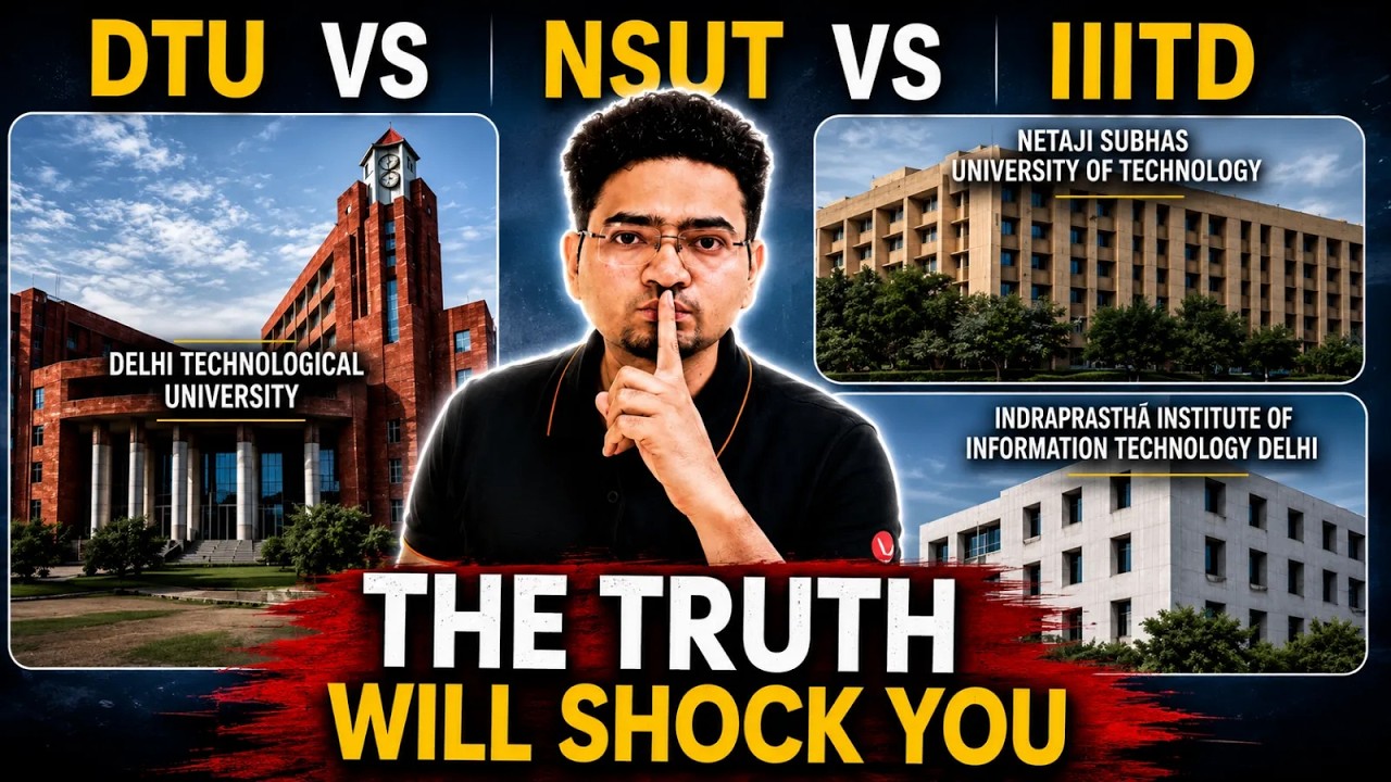 DTU vs NSUT vs IIIT Delhi | Complete Analysis for JAC Counselling 2026 | abdul sir