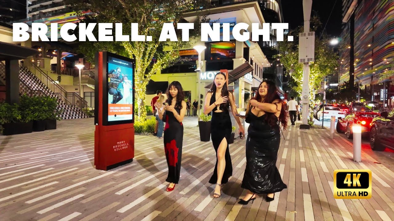 BRICKELL MIAMI NIGHT — JANUARY 2026, BEAUTY, ENERGY & REAL NIGHTLIFE | 4K WALK