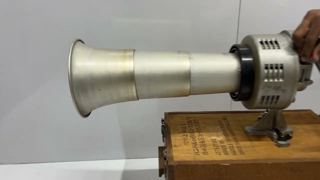 Marine Antique Style SH-180 Type Fog Horn Made in Japan Tokyo Siren Co. Ltd #horn #foghorn #marine