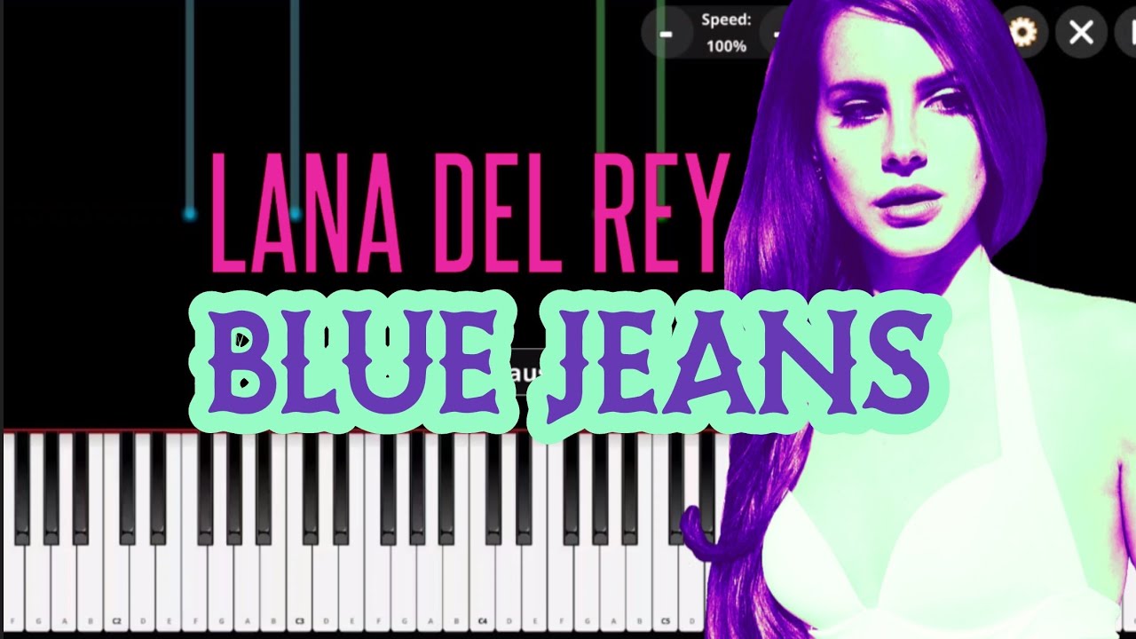 Lana Del Rey - Blue Jeans - Piano Tutorial - Little Miss Scare-All