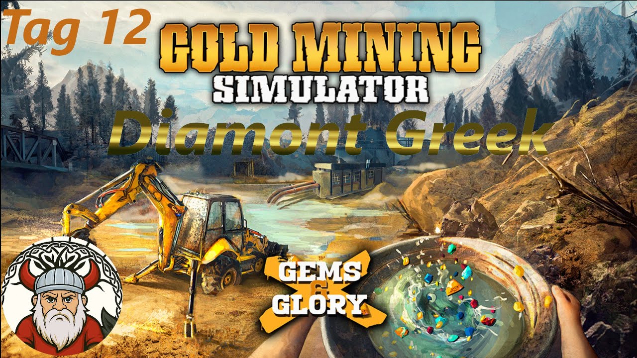 Diamont Greek im HC Tag 12 - Waterfall und die Testbohrungen  #goldmining   #silverbeard_x #gms