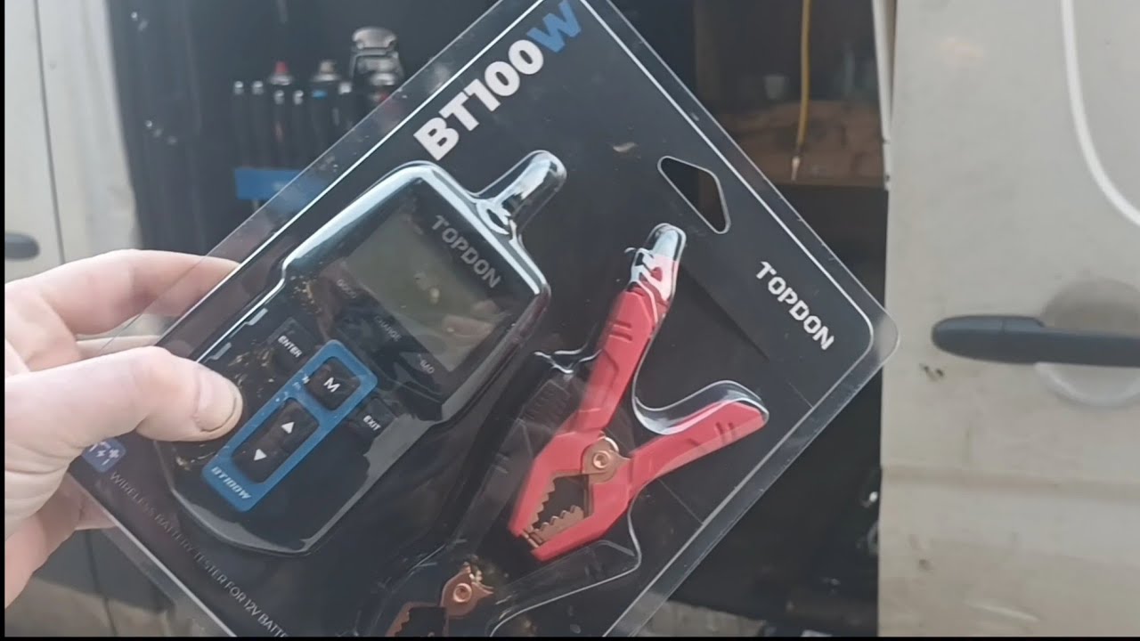Topdon BT100W Bluetooth Battery Tester Tool Review