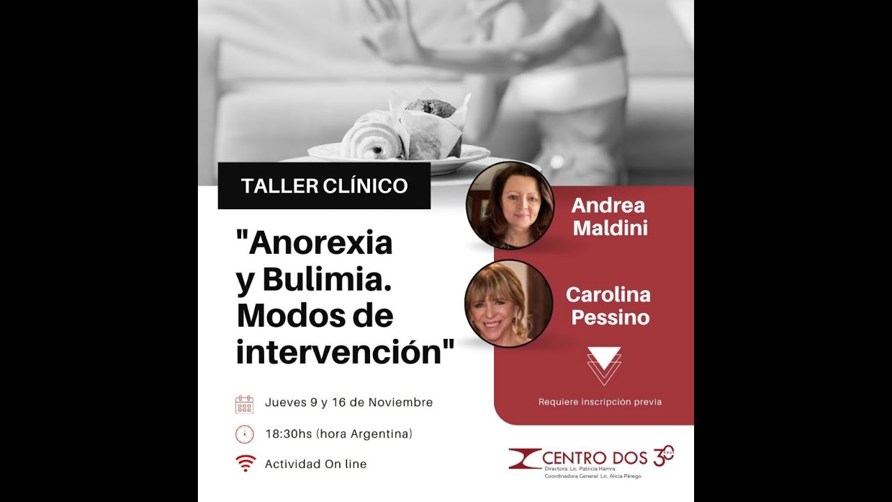 Anorexia y bulimia. Modos de intervención 1° encuentro