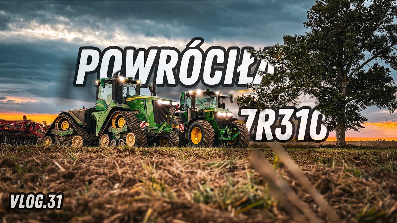 #vlog - 31 Powrót 7R310 z REMONTU ! Rozsiew nawozu i wapna ciąg Dalszy