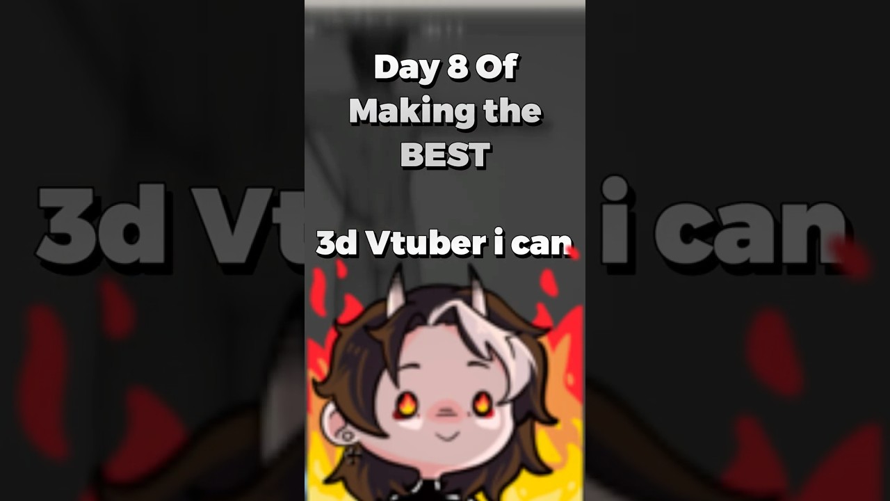 Day 8 of making the best 3d vtuber i can #vtuber #3dvtuber #art #3dmodeling #vtuberen