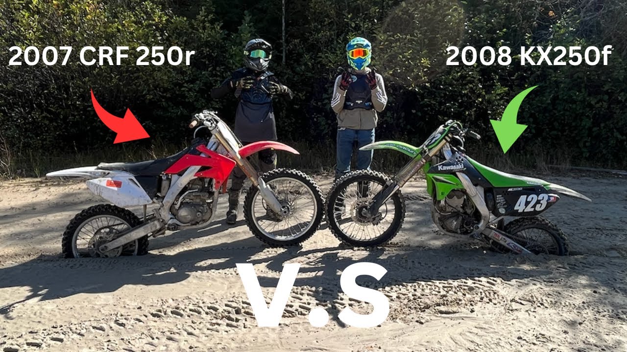 HONDA CRF250r V.S KAWASAKI KX250f