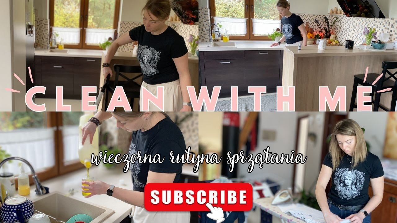 🌜Clean With Me 🏠🧼 // 🌜 wieczorne sprzątanie domu 🌛 // codzienna wieczorna rutyna