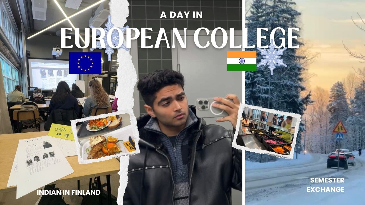 A Day in European college | Indian in Finland | Semester Exchange