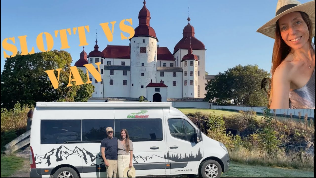 Bygger camp vid ett slott!