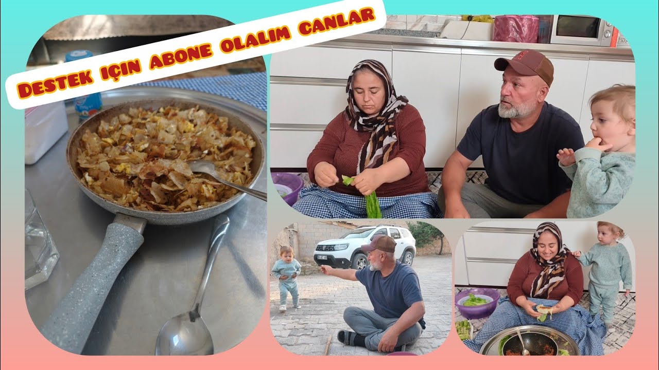 #köyhayati ✅ KEMAL GİTMEDEN LAHANA SARDİM 🥬 BUGÜN YUFKA EKMEK YAPMAYA GİDECEM CANLAR ✅ DESTEK İÇİN ✅