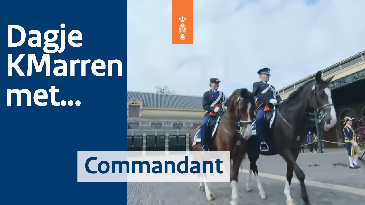 Dagje KMarren met Hans: commandant