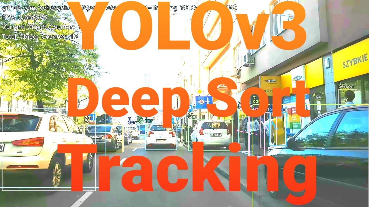 YOLOv3 + Deep Sort tracking by yehengchen