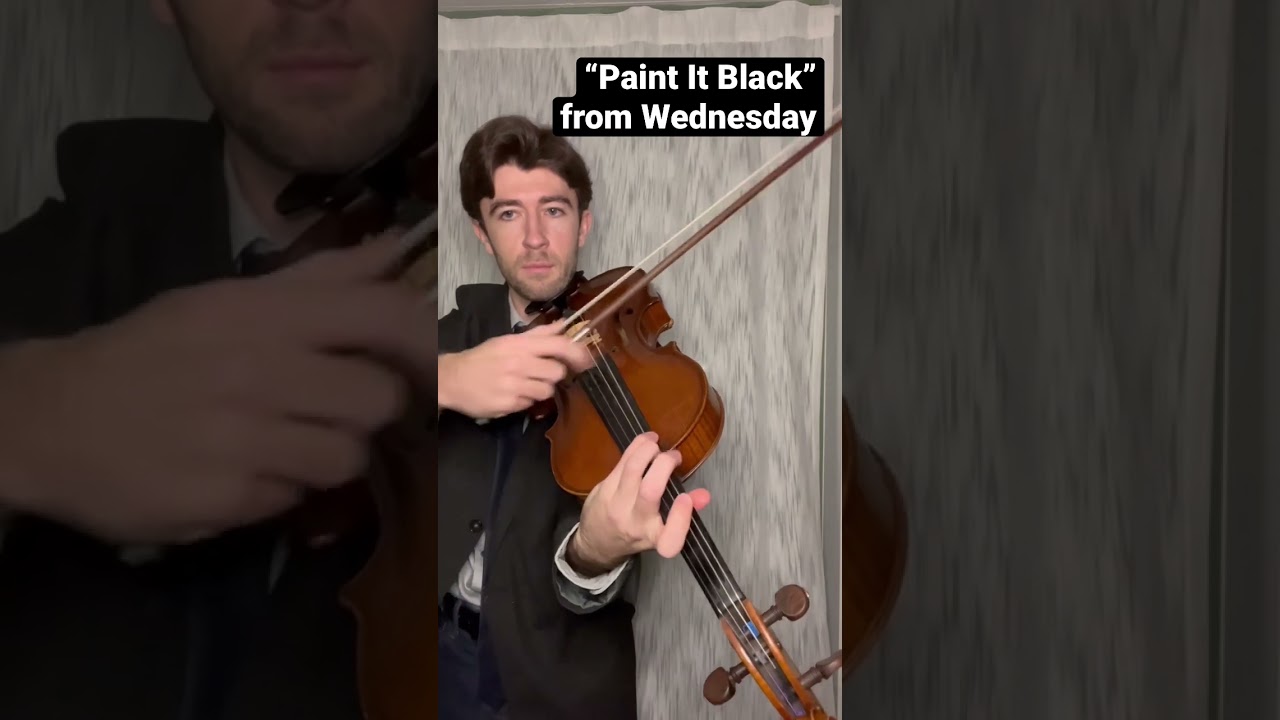 &ldquo;Paint It Black&rdquo; from Wednesday&mdash;Viola Cover