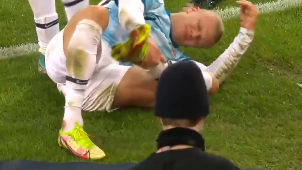 Erling Haaland injury vs Armenia