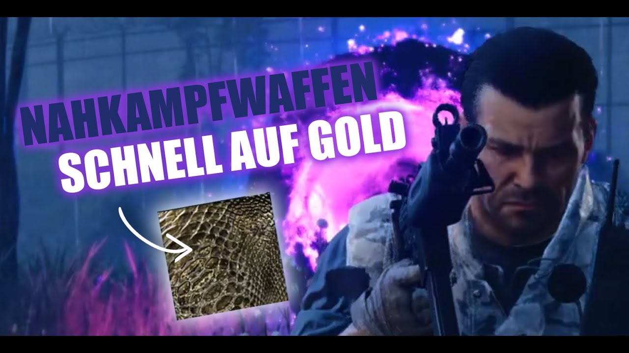 Nahkampfwaffen schnell auf Gold - Call of Duty Cold War Zombies - Verlassener