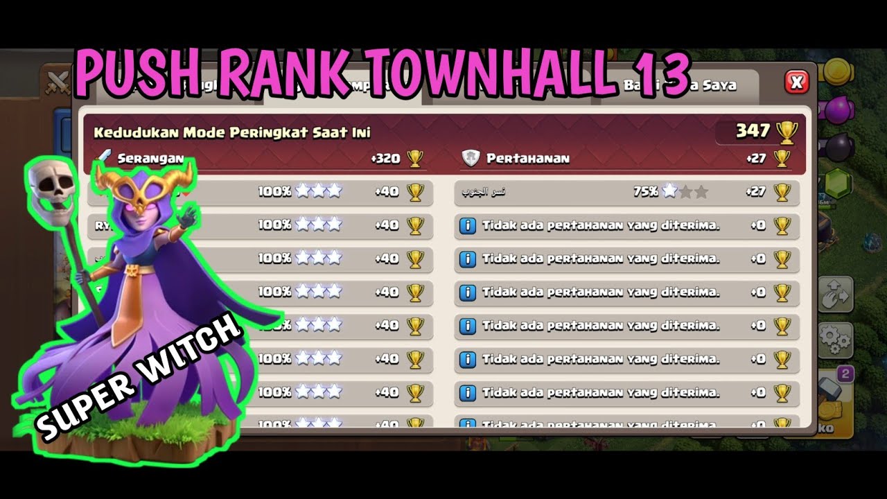 PUSH RANK TH 13 | Perfect Poin 