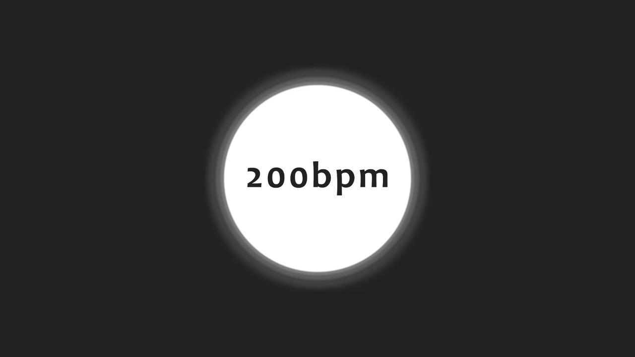 Fast Cadence Run | 200 BPM | 30-Min Steady Beat for Advanced Runners