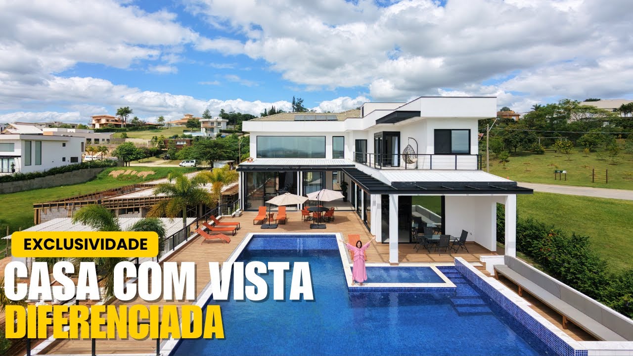 CASA DE LUXO COM VISTA PARA O PARQUE DA CACAU SHOW EM CONDOMÍNIO EXCLUSIVO!