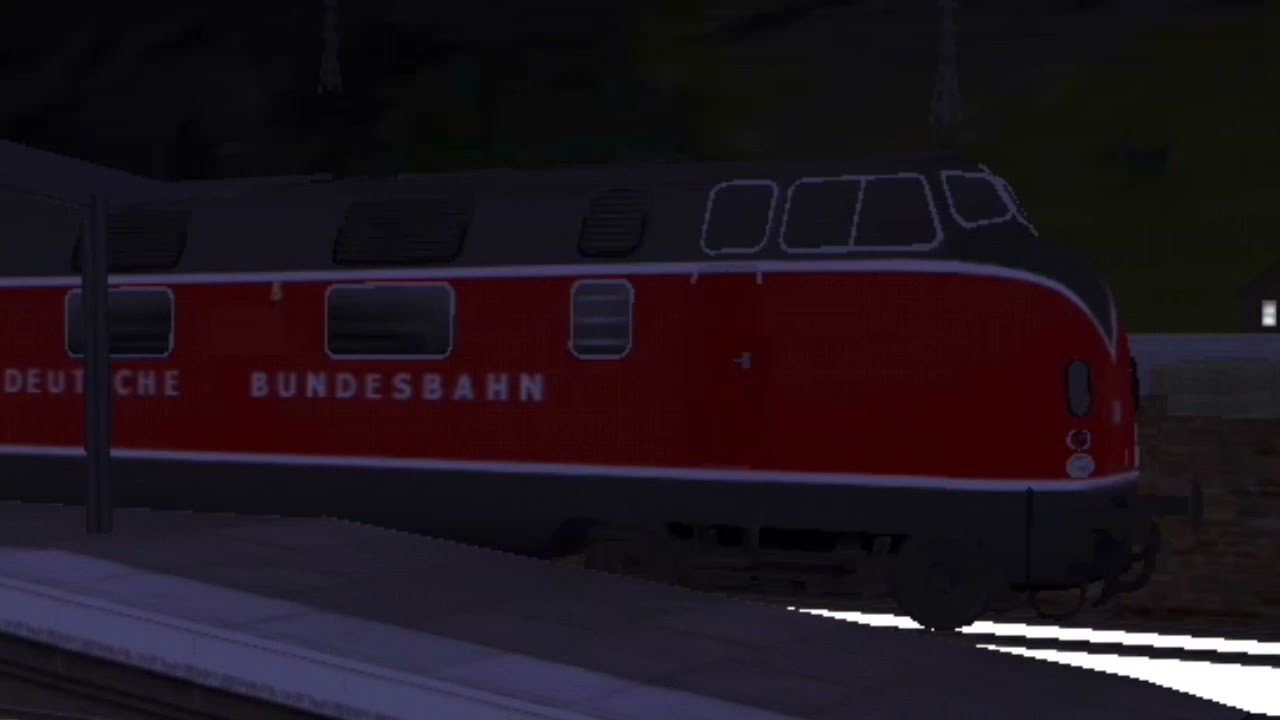 Caledonian twins diesel 5s punishment clip Trainz remake