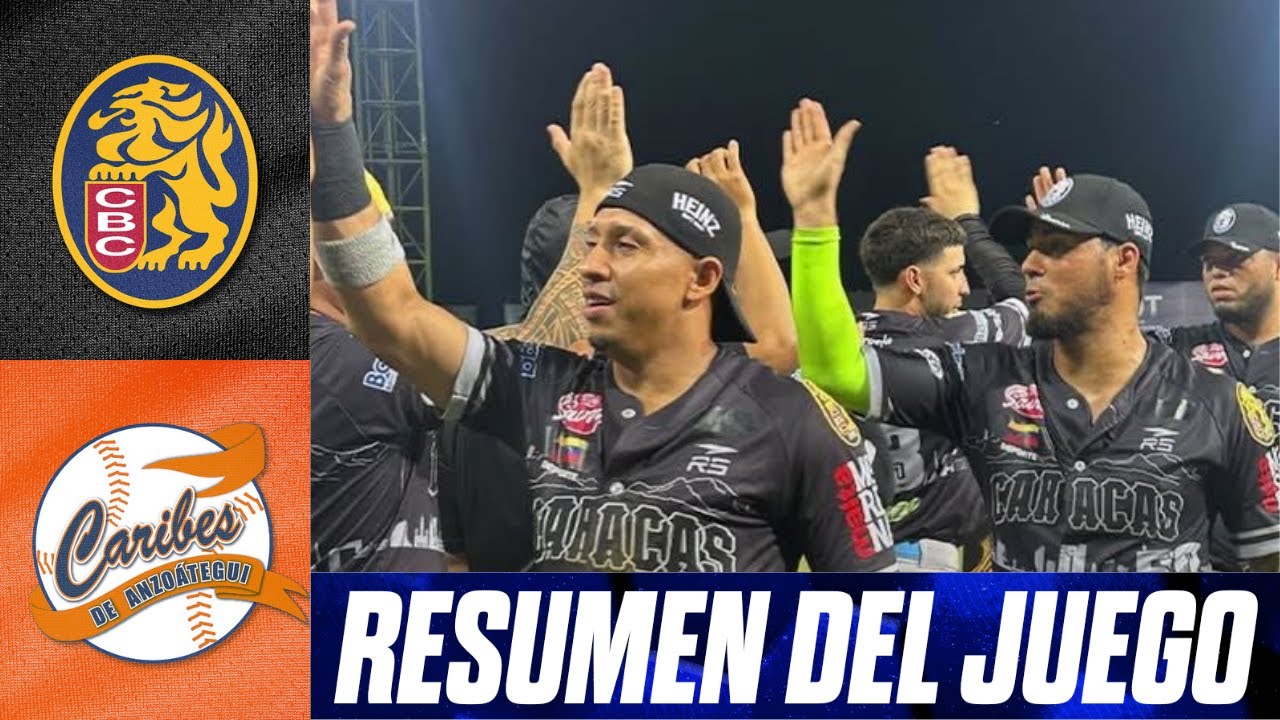 Resumen del juego Leones del Caracas vs Caribes de Anzoátegui | 28 de noviembre de 2025