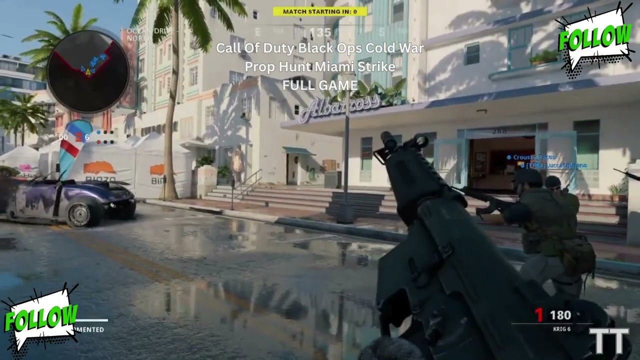 Call Of Duty Black Ops Cold War Prop Hunt Miami Strike FULL GAME [Tina Tormented] COD Gameplay