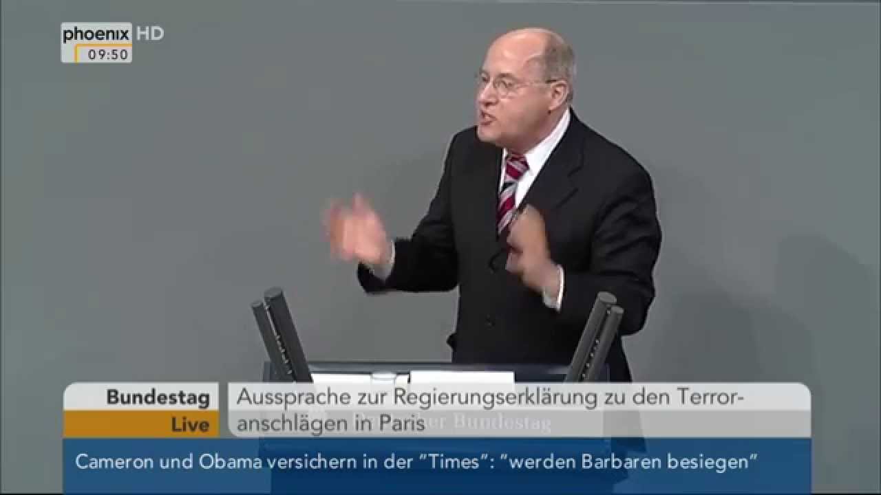 Bundestag: Aussprache zur Regierungserklärung u.a. mit Gregor Gysi (Teil 1) am 15.01.2015