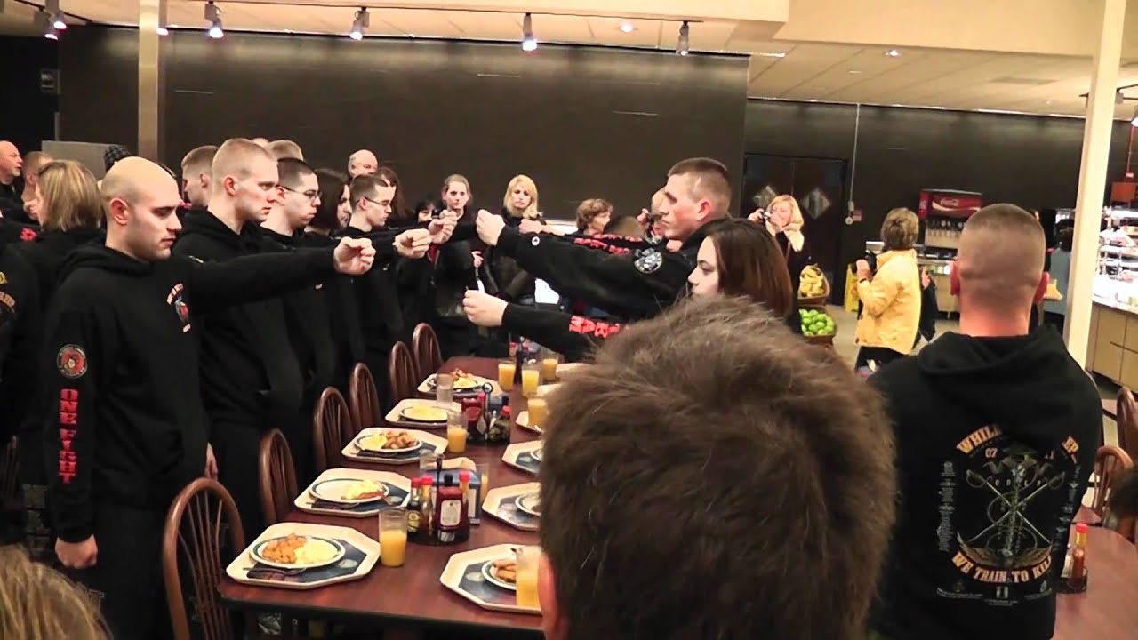 Navy OCS 07-11G Graduation Chow Hall Procedures