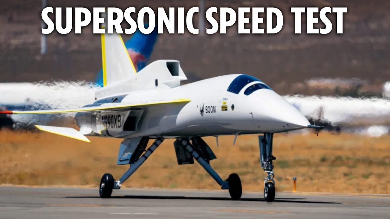 LIVE: Boom 'son of Concorde' in bid to fly supersonic for first time