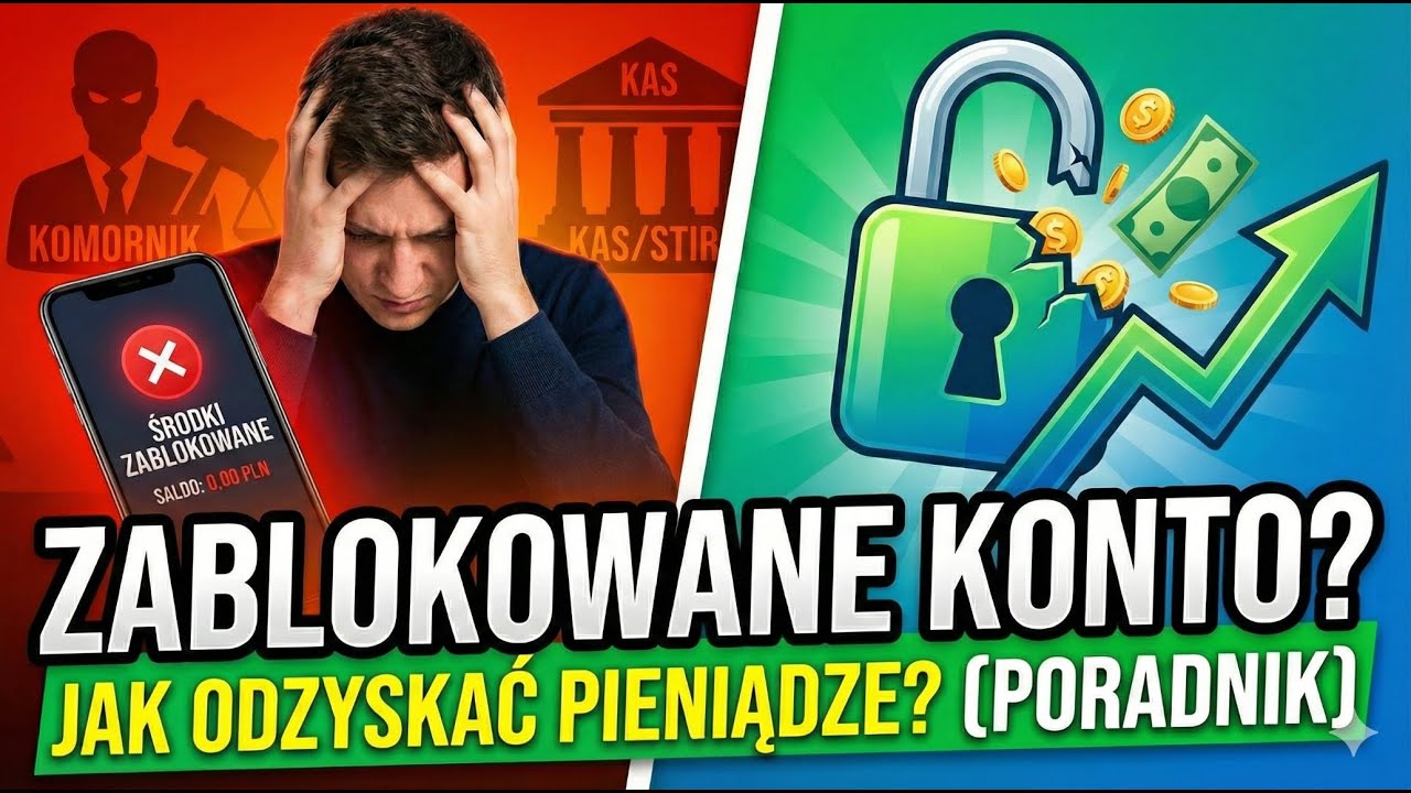 Blokada środków na koncie bankowym. Dlaczego i jak odzyskać dostęp do pieniędzy na rachunku?