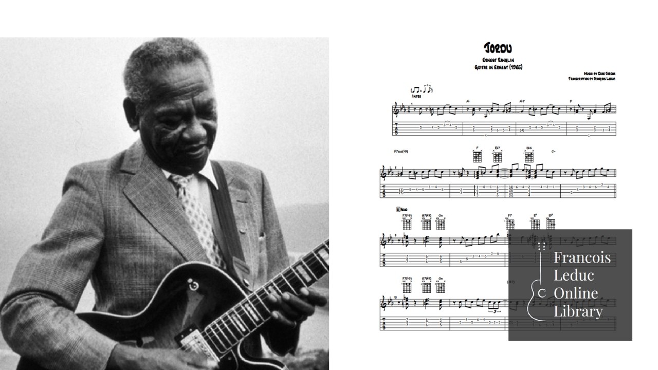 Jordu - Ernest Ranglin (Transcription)