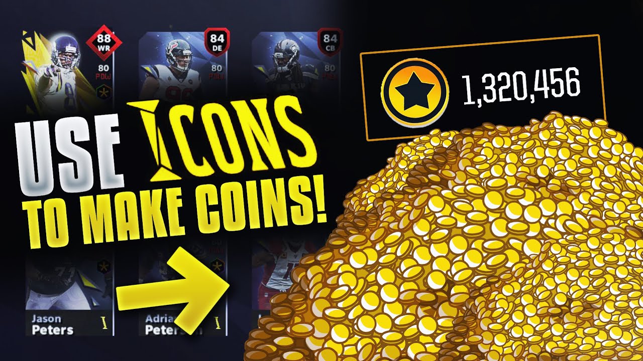 HOW TO MAKE COINS with ICONS PROMO in MADDEN MOBILE 21