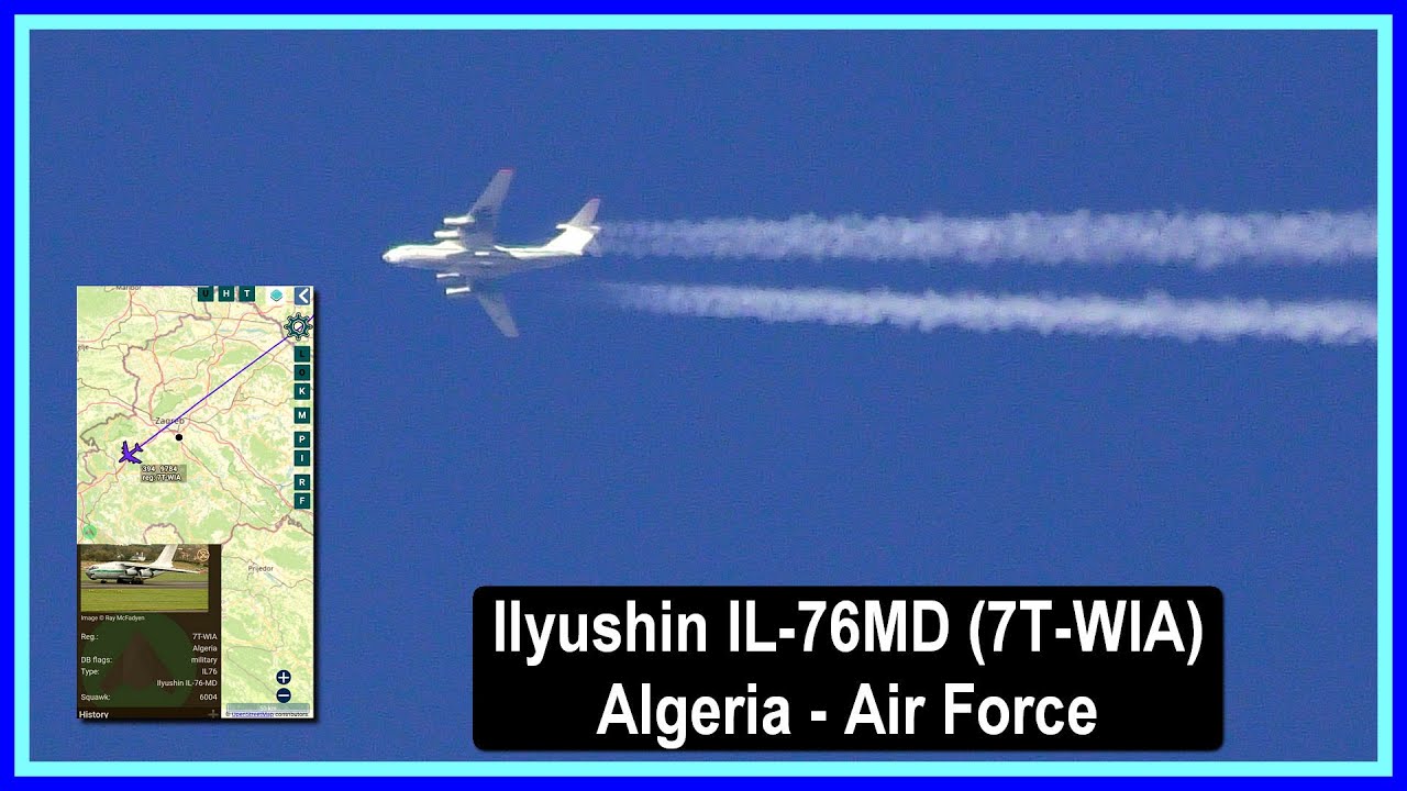 ✈️🇩🇿Ilyushin IL-76MD (7T-WIA) Algeria - Air Force (Zagreb)(25.11.2021.)