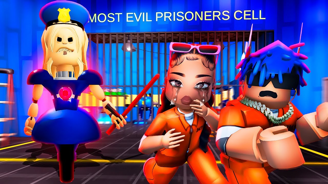ESCAPE GIRL BARRY'S PRISON RUN OBBY! (Roblox)