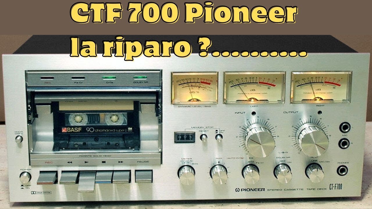CTF700 Pioneer con problemi in registrazione