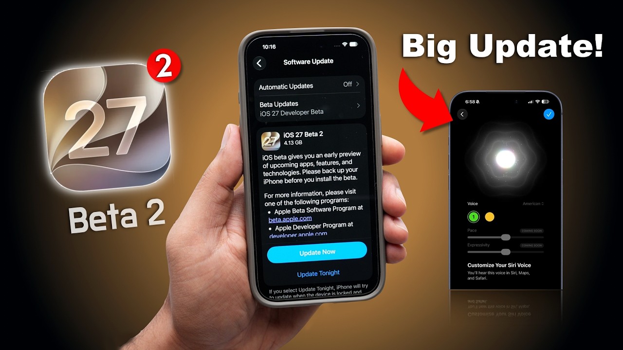 iOS 27 Beta 2 Released 🔥 Very Big Update! New Features, Performance, Battery Life (HINDI)