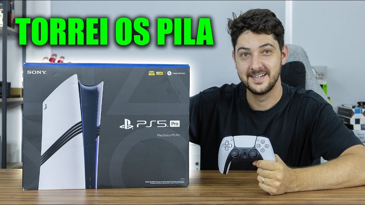 COMPREI MEU PRIMEIRO PLAYSTATION E É UM PS5 PRO, PRIMEIRAS IMPRESSÕES DEPOIS DE ANOS NO PC