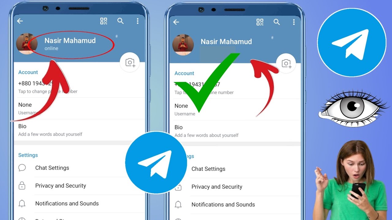 So verbergen Sie den Status &bdquo;Zuletzt gesehen&ldquo; und &bdquo;Online&ldquo; in Telegram