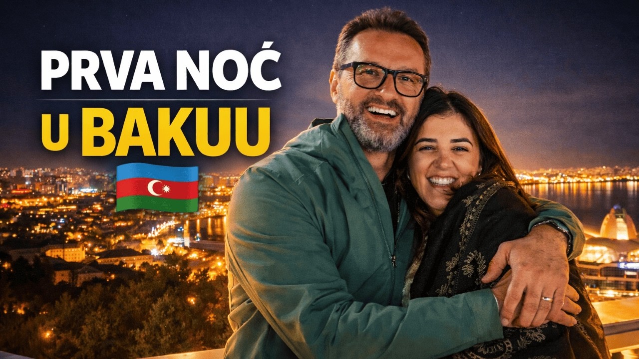PRVA NOĆ U BAKUU 🇦🇿 – Grad svjetla na obali Kaspijskog mora