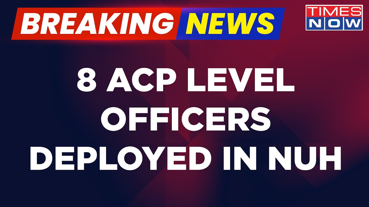 Breaking News: 8 ACP Level Officers Deployed After Talks Between CM Khattar-Ministry of Home Affairs