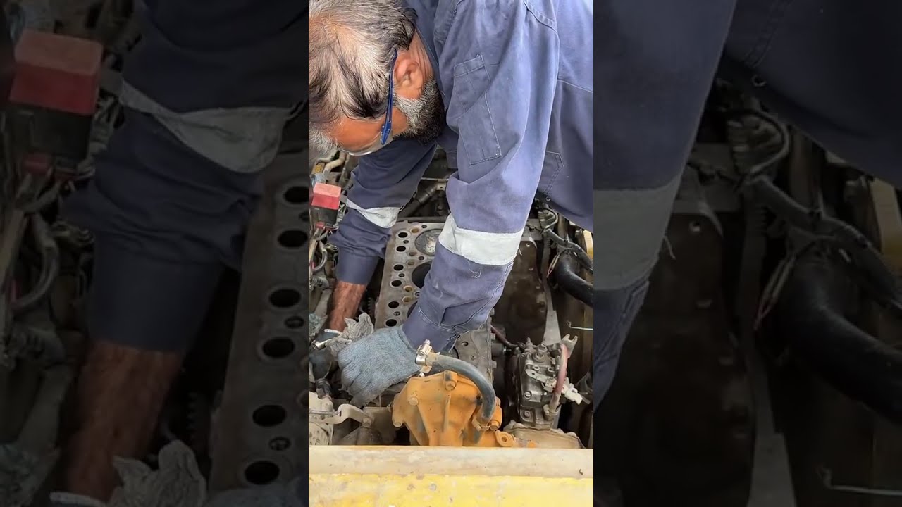 Folk lifter Engine dismantling p2