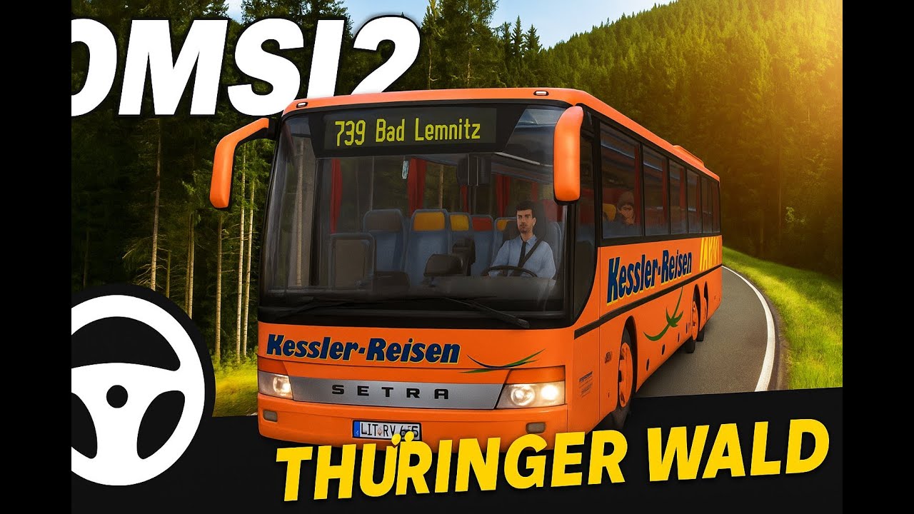 🚍 OMSI 2 | Conduite réaliste sur Thüringer Wald en Setra S317UL-GT 🛣️