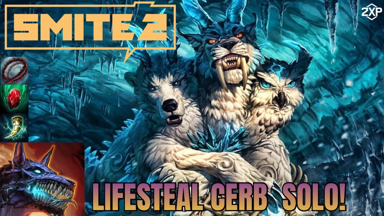 Lifesteal Cerberus (Buffed) Solo Smite 2 Conquest Gameplay