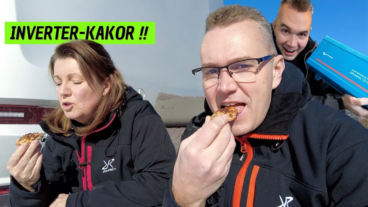 Nilla gör kakor med invertern! Nördvarning! | varahusbilsresor.se