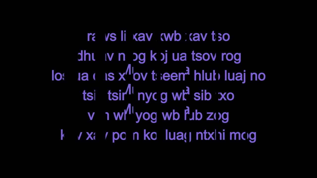 Yasmi Yaj - Hlub Los Ntev Karaoke