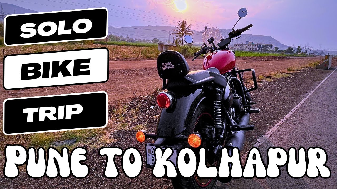#VLOG~32: Pune to Kolhapur solo bike ride | 500 km in a day on RE Meteor 350