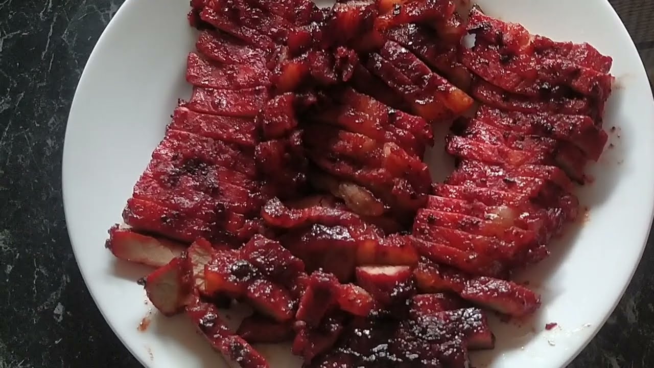 Resep Babi 🐖🐓 Panggang Merah Char Siu Yang Enak 叉燒 • Easy BBQ Pork Recipe